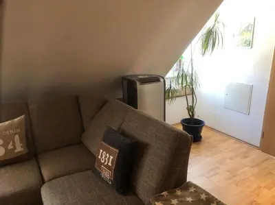 Ein Sitzbereich in der Unterkunft Apartment S10 in Bester Lage stilvoll im Zentrum von Bayreuth mit Klimaanlage und Parkplatz
