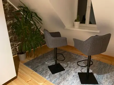 Ein Sitzbereich in der Unterkunft VOH SUPER EXKLUSIVES LOFT, ZENTRAL, Smart-TV, Parkplatz
