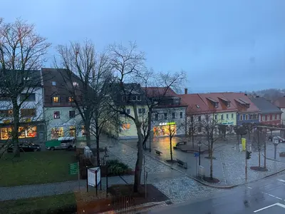 Das Gebäude in dem sich die Ferienwohnung befindet