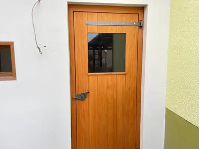 Grundriss der Unterkunft VOH Studio MITTEN in Vohenstrauß, Smart-TV, Parkplatz