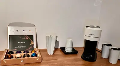 Grundriss der Unterkunft VOH Studio MITTEN in Vohenstrauß, Smart-TV, Parkplatz