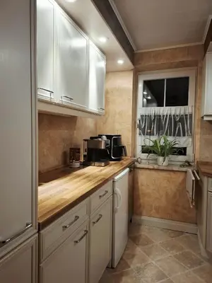 Küche/Küchenzeile in der Unterkunft Gemütliches Apartment am Gottesberg