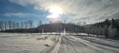Fewo Klöppel Auersbergblick im Winter