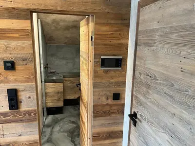 Ein Badezimmer in der Unterkunft Appartement der Extraklasse mit Whirlpool