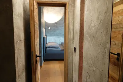 Ein Bett oder Betten in einem Zimmer der Unterkunft Appartement der Extraklasse mit Whirlpool