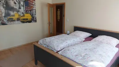 Ein Bett oder Betten in einem Zimmer der Unterkunft Kleine Auszeit