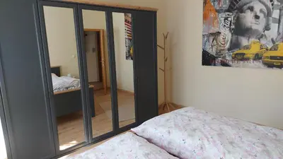 Ein Bett oder Betten in einem Zimmer der Unterkunft Kleine Auszeit