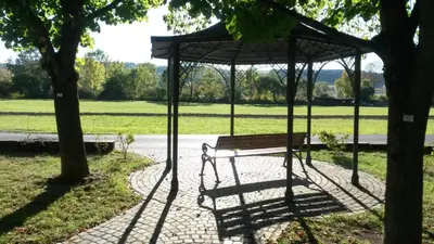 Ein Garten an der Unterkunft ZEIT für DICH