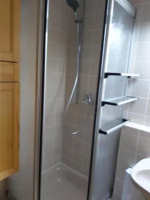 Ein Badezimmer in der Unterkunft Ferienwohnung Munzert
