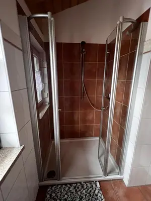 Ein Badezimmer in der Unterkunft Villa Toskana Wohnung 2