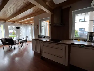 Küche/Küchenzeile in der Unterkunft Villa Toskana Wohnung 2