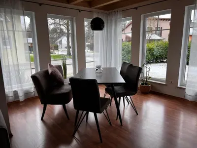 Ein Sitzbereich in der Unterkunft Villa Toskana Wohnung 2