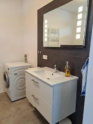 Ein Badezimmer in der Unterkunft Auf der Reuth