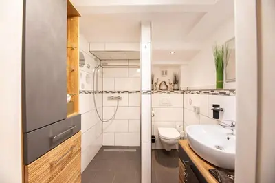 Ein Badezimmer in der Unterkunft Chalet VitaSpa - Whirlpool & Sauna PrivatSpa