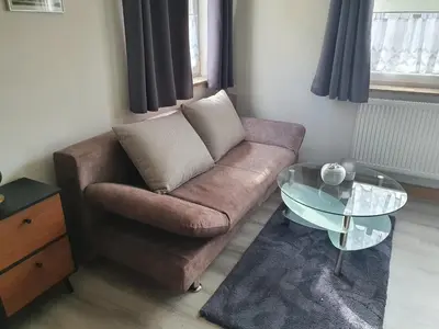 Ein Sitzbereich in der Unterkunft Stadtmauergasse