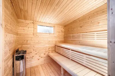 Grundriss der Unterkunft Mobilheim am Murner See - private Sauna + privater Badezuber