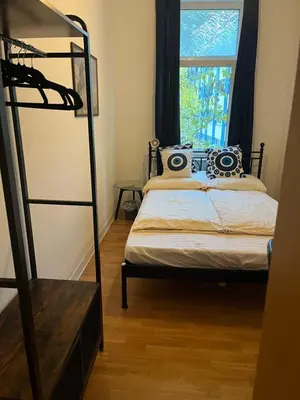 Ein Bett oder Betten in einem Zimmer der Unterkunft Apartamento Plauen