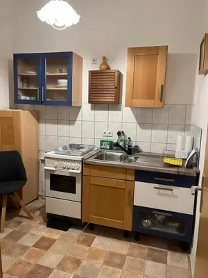 Küche/Küchenzeile in der Unterkunft Apartamento Plauen