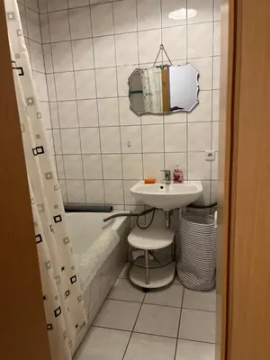 Ein Badezimmer in der Unterkunft Apartamento Plauen