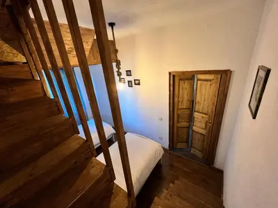 Ein Bett oder Betten in einem Zimmer der Unterkunft Gemütliche Apartments AMT