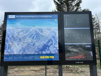 Grundriss der Unterkunft Ferienwohnung im Fichtelgebirge - nahe der Skipiste mit Balkon & Free Parking