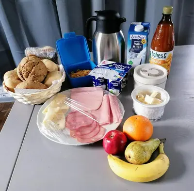Essen in der Ferienwohnung oder in der Nähe