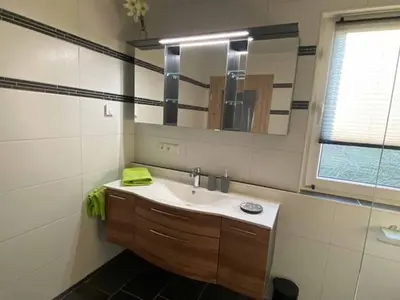Ein Badezimmer in der Unterkunft Ferienhaus Am Alten Kirchsteig