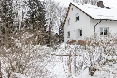 Ferienwohnung am Bach im Winter