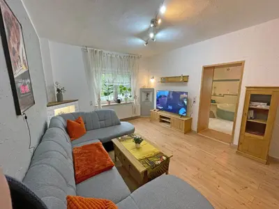 TV/Unterhaltungsangebot in der Unterkunft Neu Ferienwohnung Kriesten
