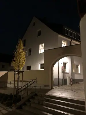 Das Gebäude in dem sich die Ferienwohnung befindet