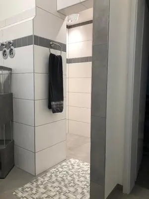Ein Badezimmer in der Unterkunft Ferienwohnung Alex