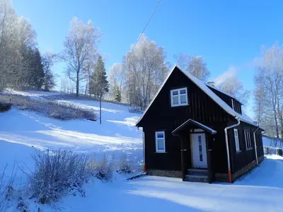 Ferienhaushälfte Gösselberg Anno Dazumal im Winter