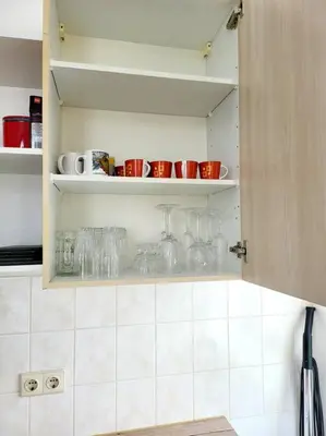 Küche/Küchenzeile in der Unterkunft Ferienwohnung WESTEND
