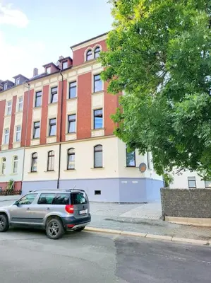Das Gebäude in dem sich die Ferienwohnung befindet