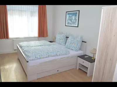 Ein Bett oder Betten in einem Zimmer der Unterkunft NEU FeWo Oberwiesenthal OG