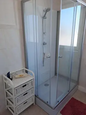 Ein Badezimmer in der Unterkunft Keller´s Ferienwohnung an der Saale