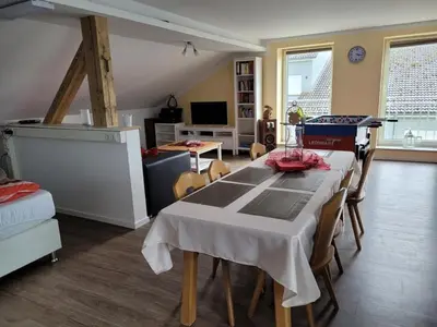 TV/Unterhaltungsangebot in der Unterkunft Ferienwohnung Schärl