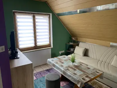 TV/Unterhaltungsangebot in der Unterkunft Sigis Fewo - Monteurwohnung