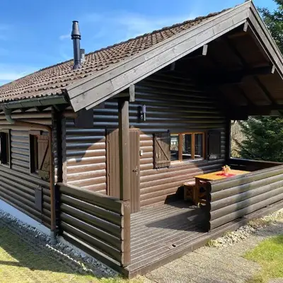 Ferienhaus-Blockhütte im Fichtelgebirge - Nagler See 2 km