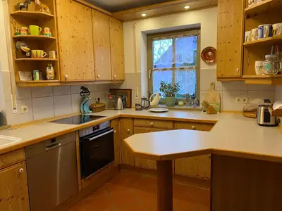 Küche/Küchenzeile in der Unterkunft Ferienhaus Brühler