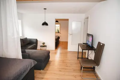 TV/Unterhaltungsangebot in der Unterkunft Apartment mit Burgblick