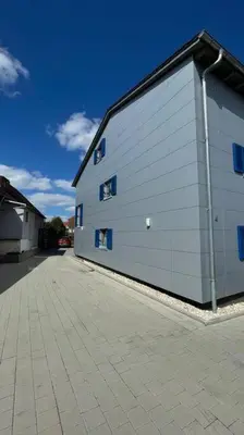Das Gebäude in dem sich die Ferienwohnung befindet