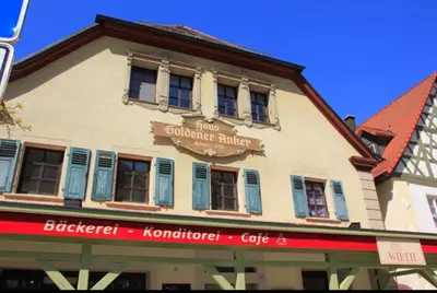 Das Gebäude in dem sich die Ferienwohnung befindet
