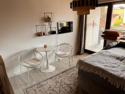 Ein Bett oder Betten in einem Zimmer der Unterkunft Traum FeWo mit Stil