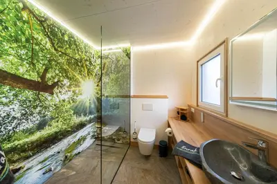 Ein Badezimmer in der Unterkunft Aktiv Urlaub Burak Marktleuthen im Fichtelgebirge