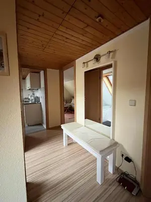 Küche/Küchenzeile in der Unterkunft Ferienwohnung Hänel