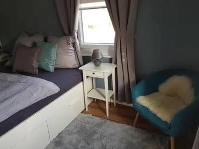 Ein Bett oder Betten in einem Zimmer der Unterkunft Monteur Ranch