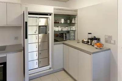 Küche/Küchenzeile in der Unterkunft Gästehaus Brütting